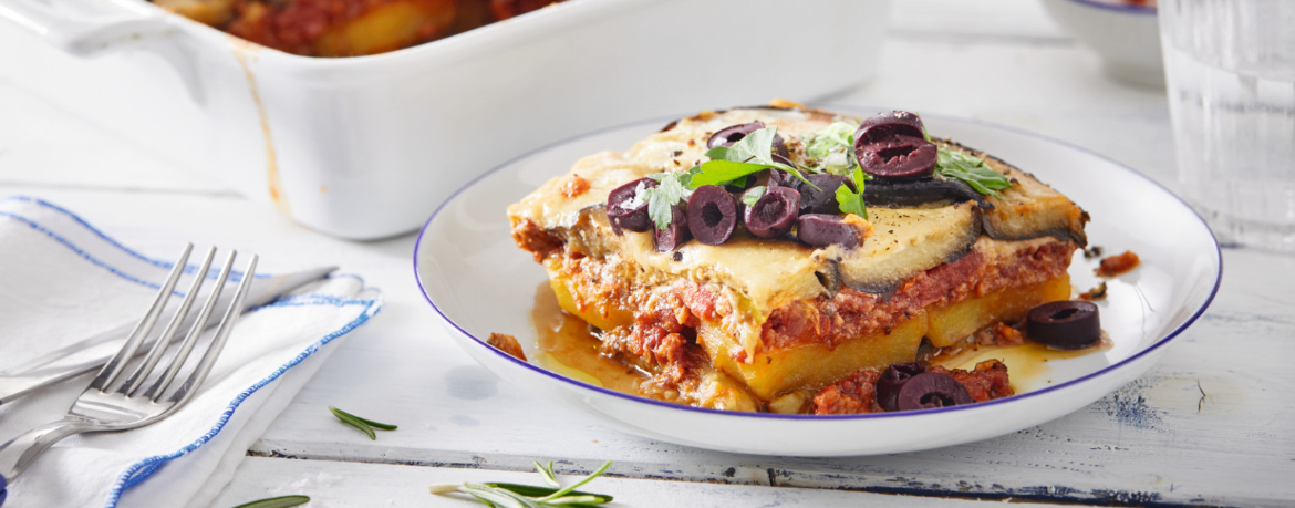 Veganes Moussaka-Rezept mit Vemondo veganem Hack für 4 Personen von lidl-kochen.de