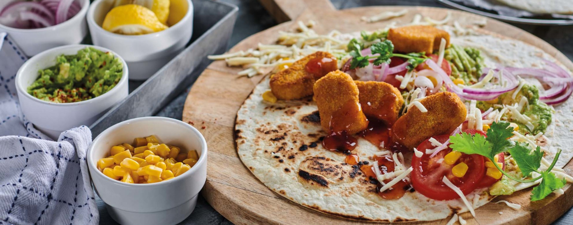 Vegane Wraps mit Vemondo Nuggets für 4 Personen von lidl-kochen.de