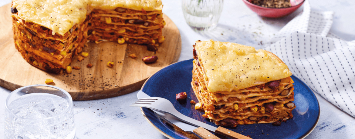 Vegane mexikanische Lasagne für 4 Personen von lidl-kochen.de