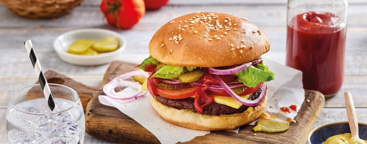 Veganer Foodtruck Burger für 4 Personen von lidl-kochen.de