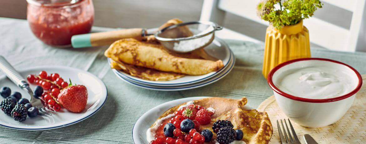Pfannkuchen mit Beeren - Rezept | LIDL Kochen