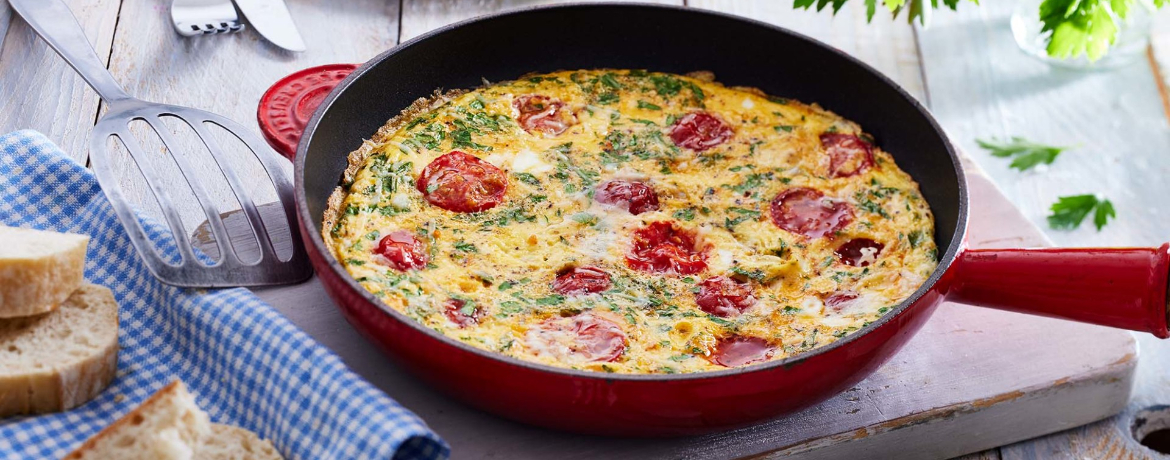 Omelett mit Cocktail-Tomaten und Petersilie für 4 Personen von lidl-kochen.de