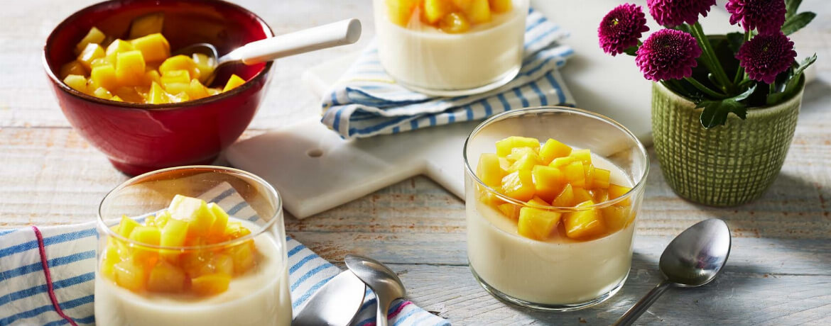 Panna Cotta mit exotischen Früchten - Rezept | LIDL Kochen