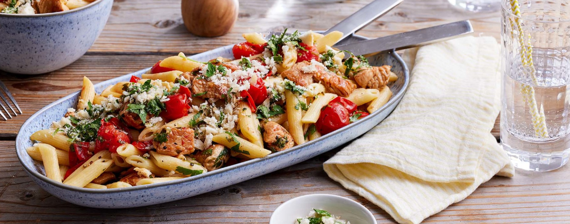 Penne-Salat mit marinierter Pute für 4 Personen von lidl-kochen.de