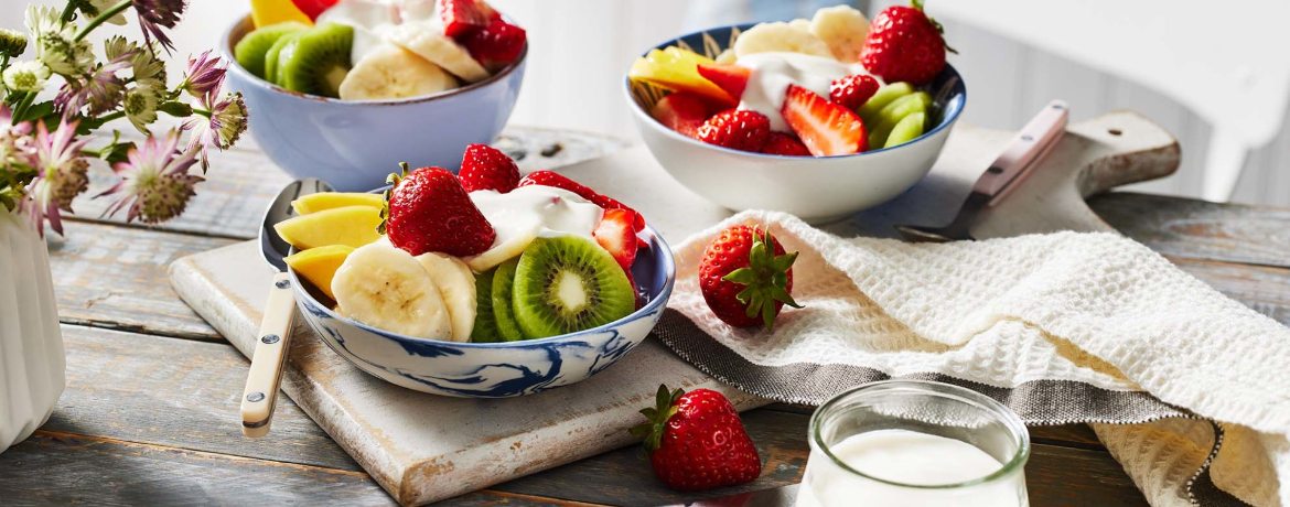 Früchte mit Quarkdip für 4 Personen von lidl-kochen.de