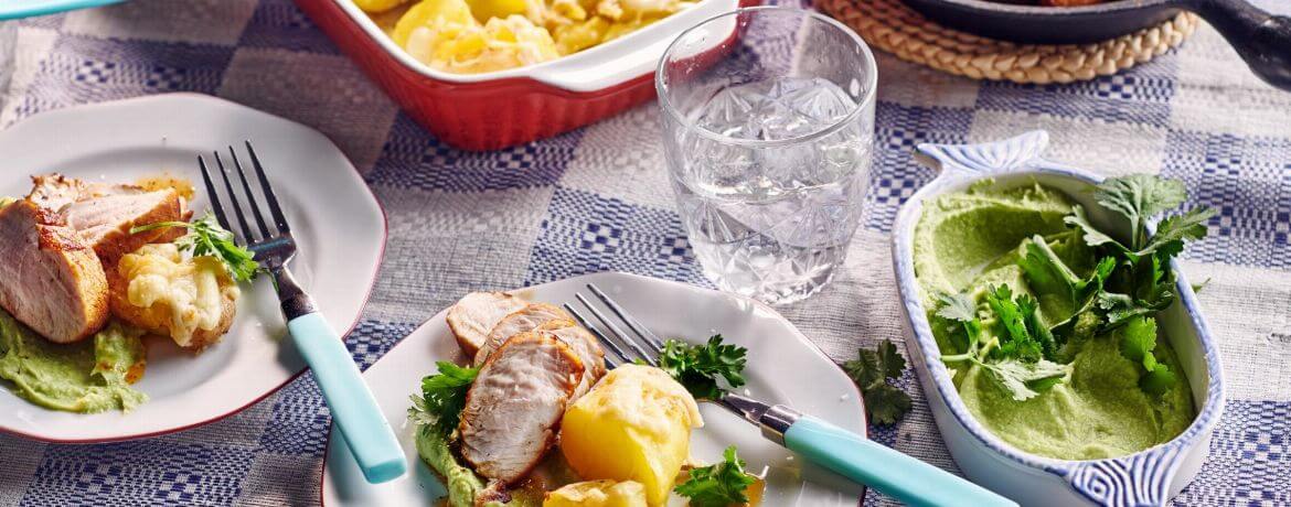 Pute mit Käse-Kartoffeln und Guacamole für 4 Personen von lidl-kochen.de