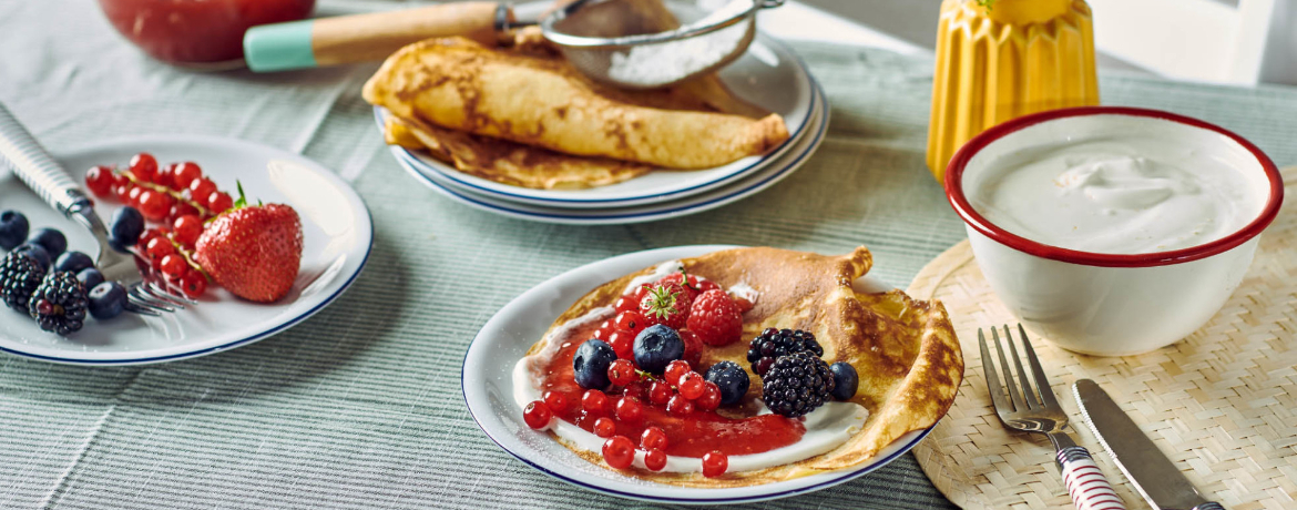 Pfannkuchen mit Beeren für 4 Personen von lidl-kochen.de