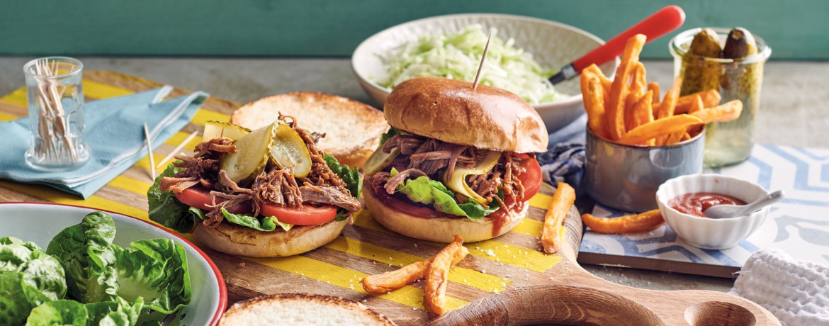 Pulled Pork Burger für 6 Personen von lidl-kochen.de