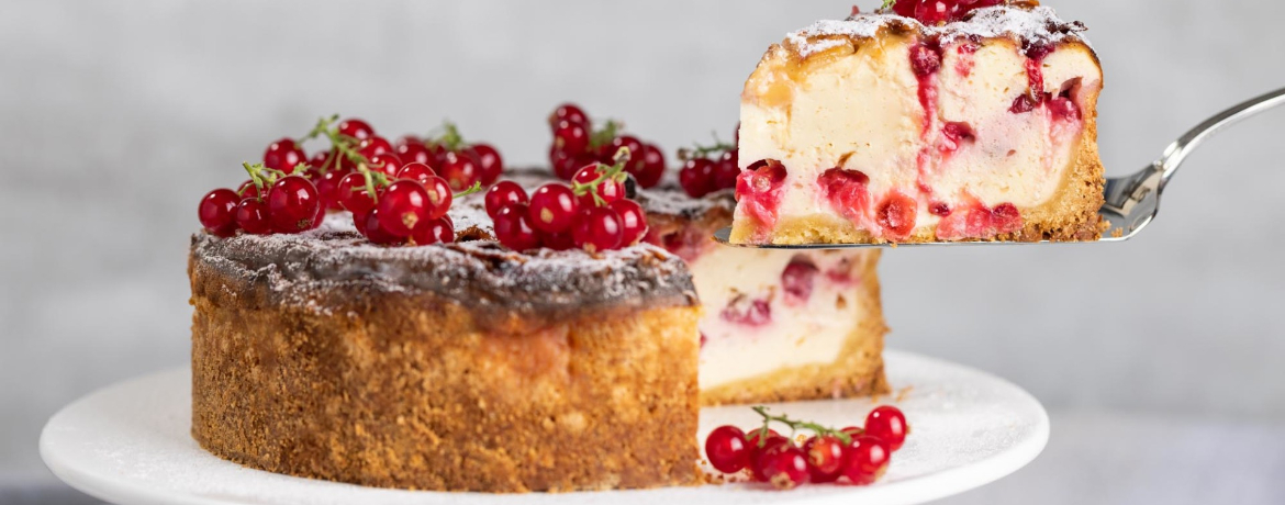 Johannisbeer Käsekuchen mit Bienenstichkruste für 8 Personen von lidl-kochen.de