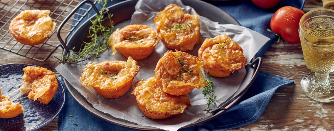 Tomatenmuffins mit Mozzarella für 4 Personen von lidl-kochen.de