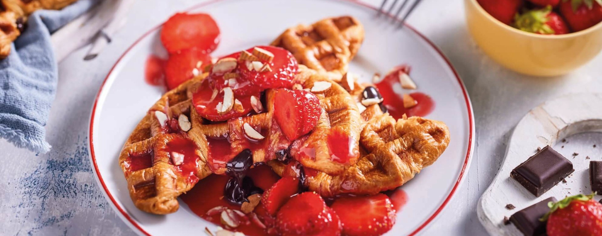 Schoko-Croissant-Waffel für 4 Personen von lidl-kochen.de