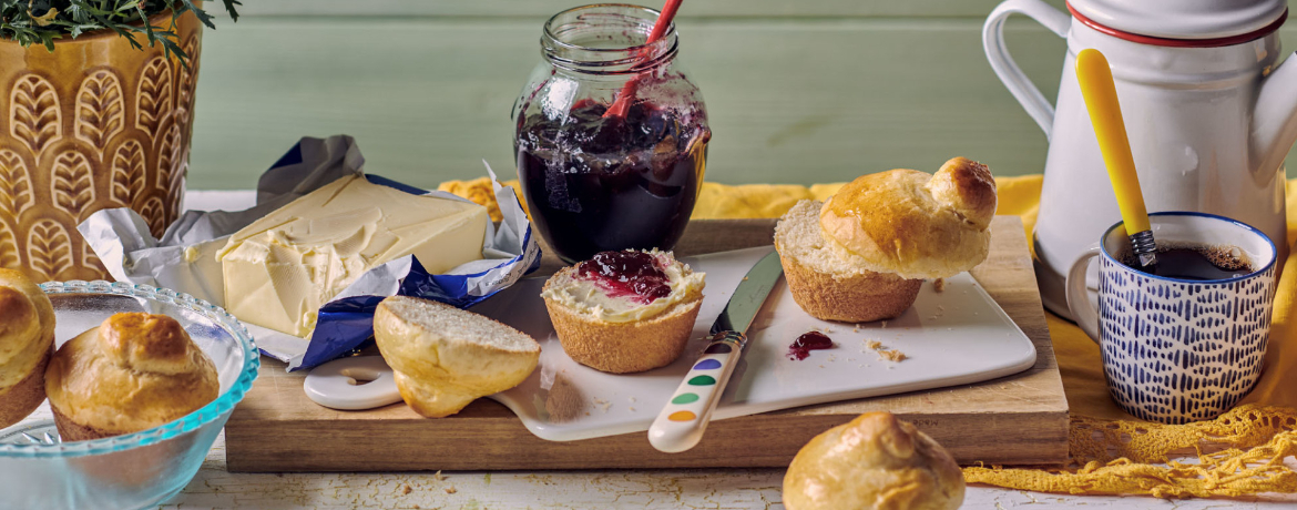 Selbstgemachte Brioche-Brötchen für 12 Personen von lidl-kochen.de