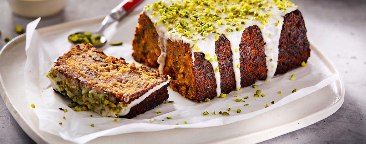 Vegan Carrot-Pekan Bread mit Maple Glaze für 10 Personen von lidl-kochen.de