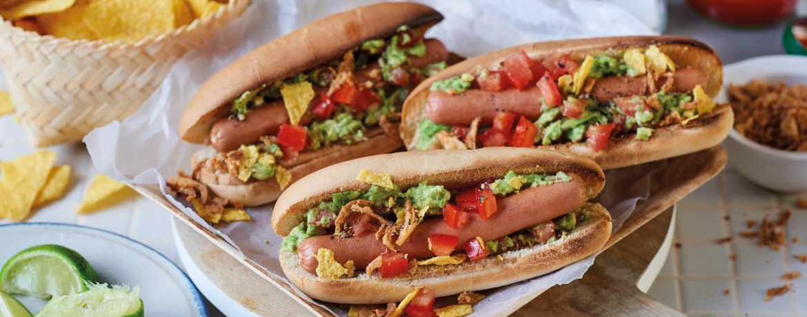 Hot Dog mit Guacamole und Nachos für 4 Personen von lidl-kochen.de