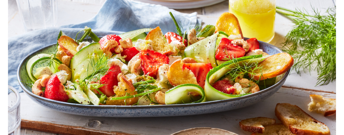 Panzanella mit Senferdbeeren für 4 Personen von lidl-kochen.de