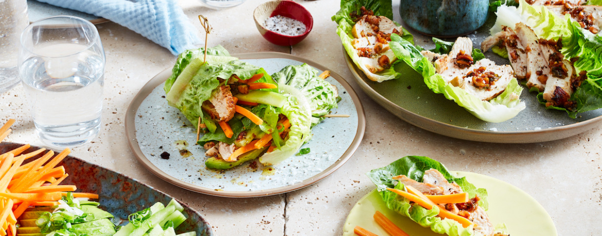 Salatwrap mit Hähnchen für 4 Personen von lidl-kochen.de