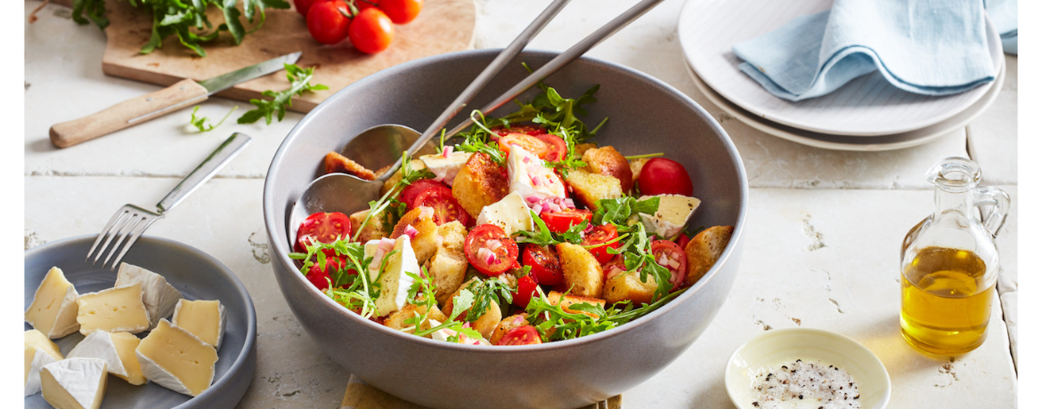 Bunter Tomatensalat mit Camamembert-Ecken für 4 Personen von lidl-kochen.de