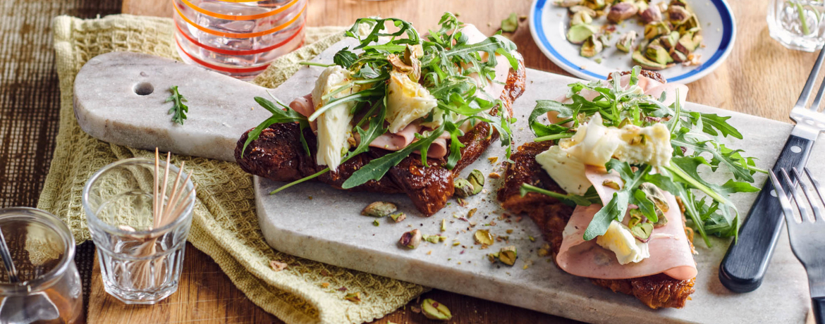 Smashed Croissant mit Mortadella für 4 Personen von lidl-kochen.de