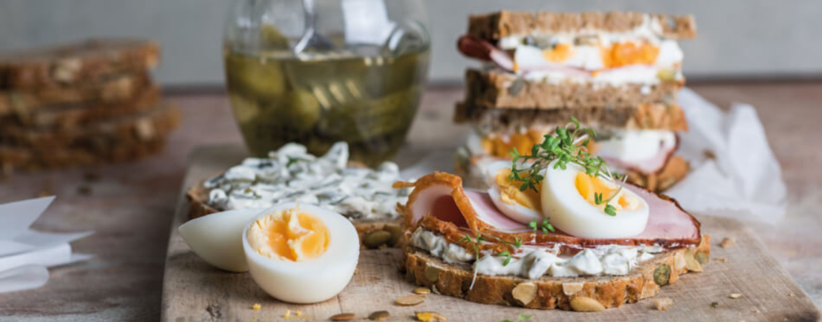 Stulle mit Krustenschinken und Ei für 4 Personen von lidl-kochen.de