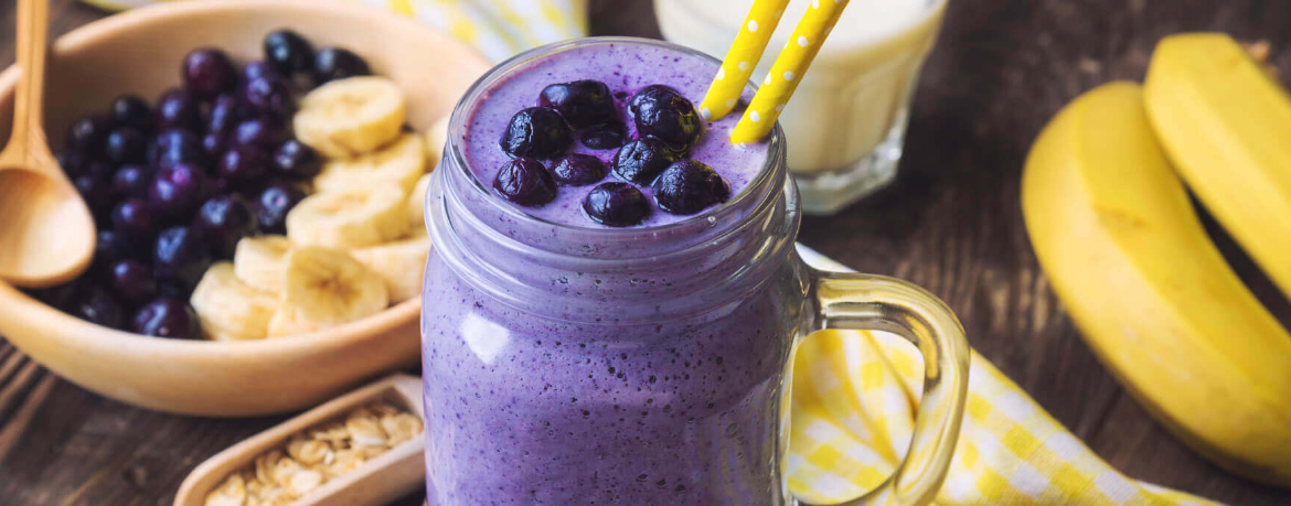 Bananen-Blaubeer-Smoothie für 4 Personen von lidl-kochen.de