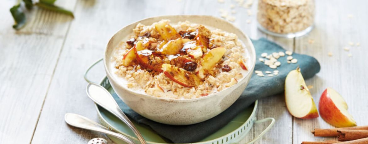 Apfel-Porridge mit Rosinen und Zimt für 4 Personen von lidl-kochen.de