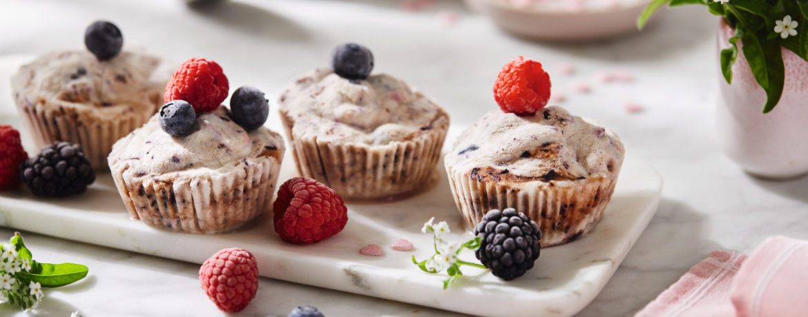 Frozen-Joghurt-Muffins mit Beeren für 12 Personen von lidl-kochen.de