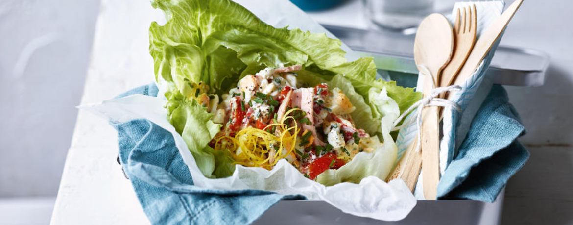 Salatwraps mit Frischkäsecreme für 4 Personen von lidl-kochen.de