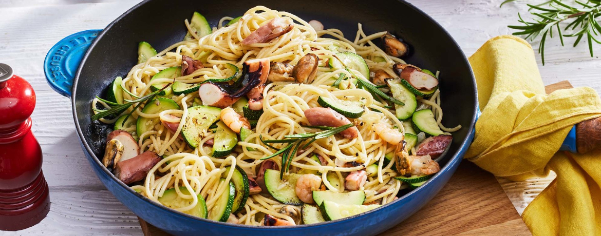 Pasta mit Meeresfrüchten für 4 Personen von lidl-kochen.de