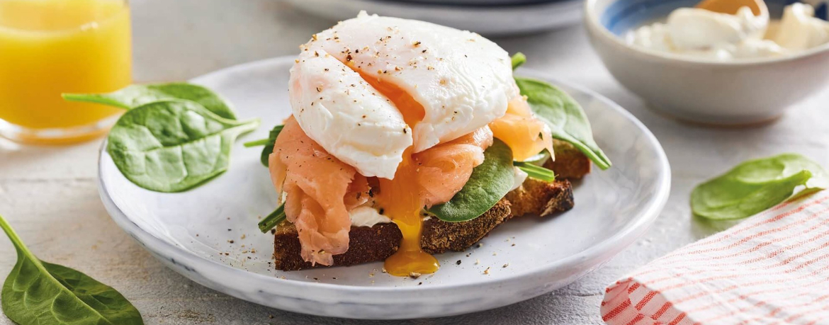 Lachs-Brot mit pochiertem Ei für 4 Personen von lidl-kochen.de