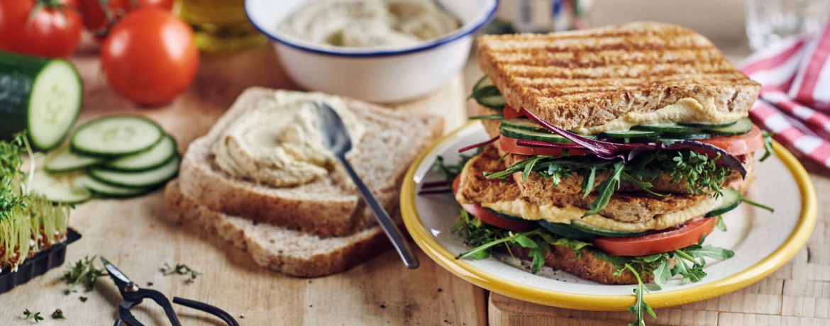 Grilled Sandwich mit Hummus für 4 Personen von lidl-kochen.de