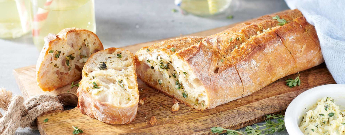 Knoblauch-Thymian-Brot vom Grill für 4 Personen von lidl-kochen.de