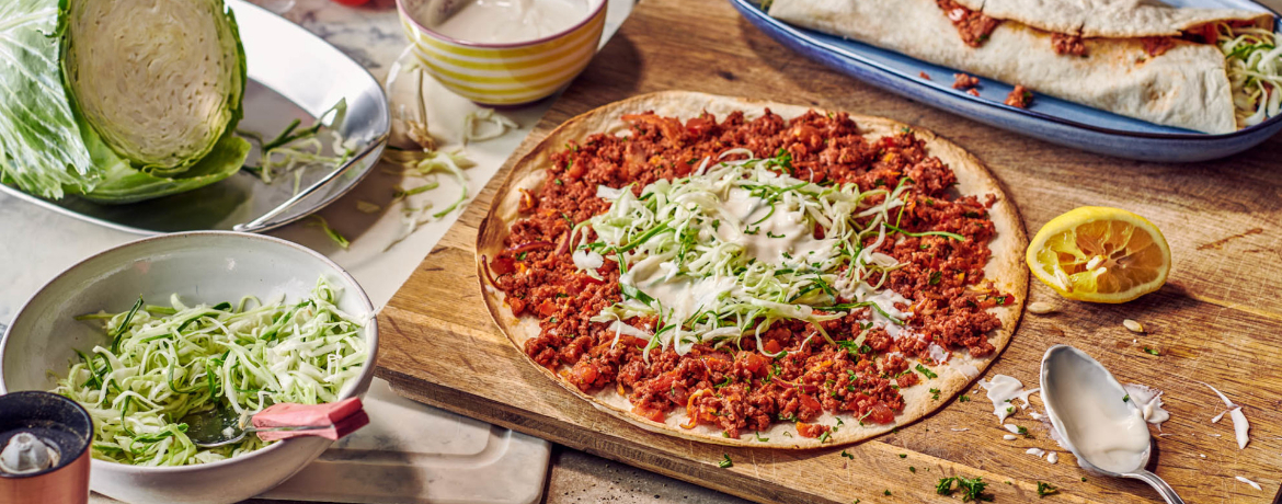 Veganes Blitz-Lahmacun​ für 4 Personen von lidl-kochen.de