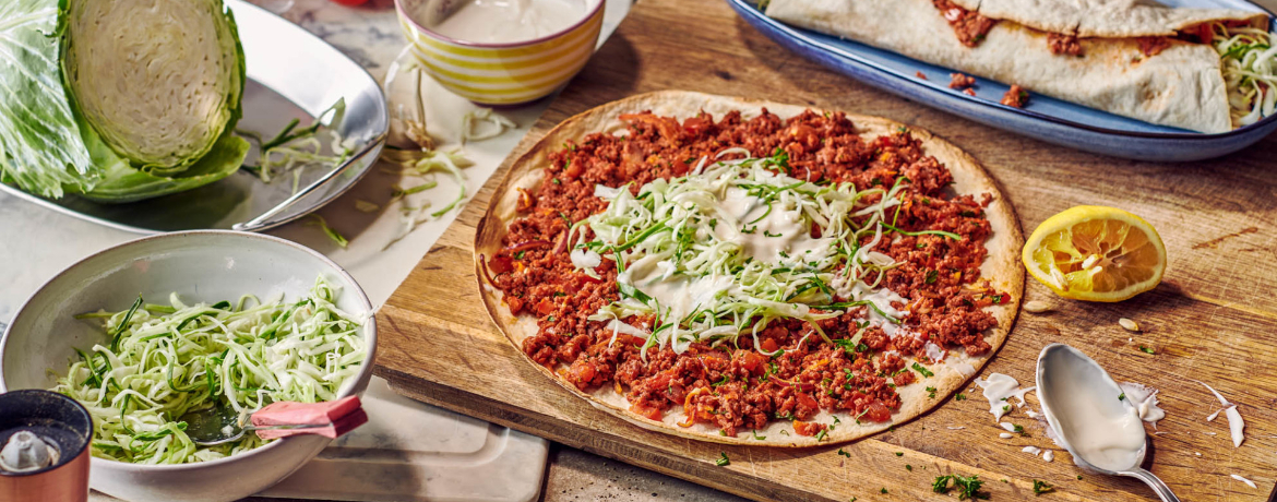 Veganes Blitz-Lahmacun​ für 4 Personen von lidl-kochen.de