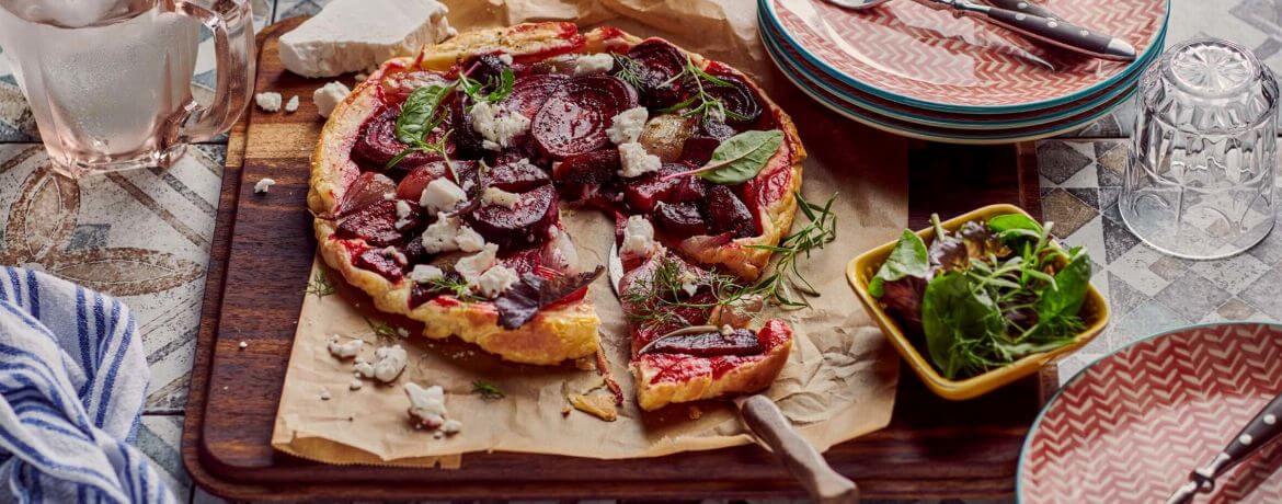 Vegane Rote-Bete-Tarte-Tatin - Rezept | LIDL Kochen