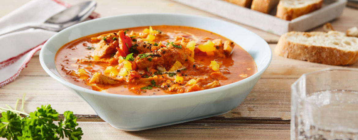 Schnelle Gyrossuppe für 4 Personen von lidl-kochen.de