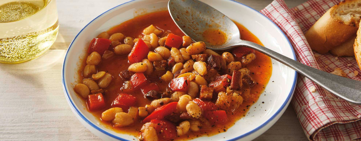 Bohnensuppe mit Speck & Paprika für 4 Personen von lidl-kochen.de