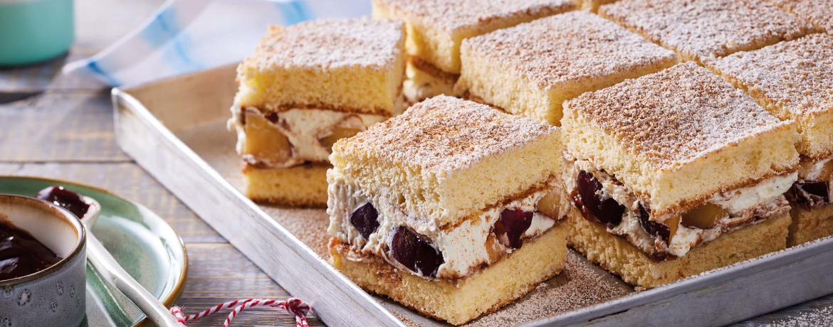 Victoria Sponge mit Pflaumen-Sahne für 4 Personen von lidl-kochen.de