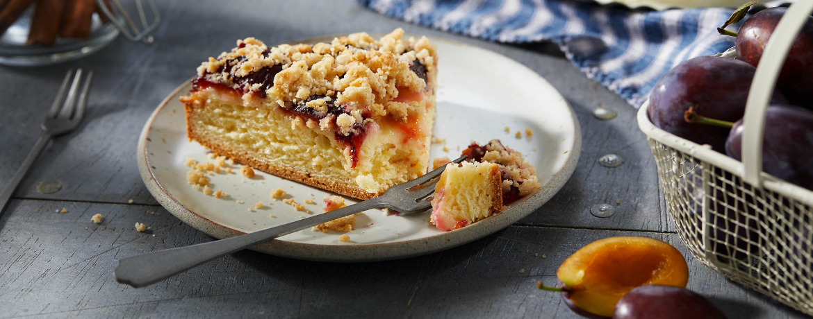 Klassischer Pflaumenkuchen mit Zimt für 16 Personen von lidl-kochen.de