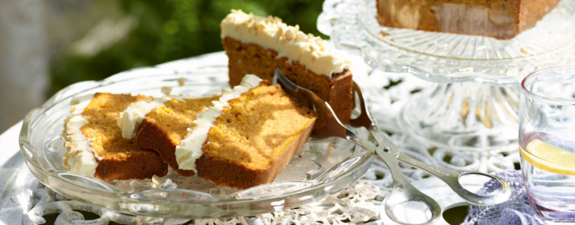 Kürbiskuchen mit Mascarponecreme für 16 Personen von lidl-kochen.de