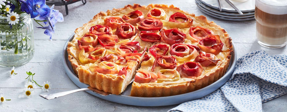 Apfelrosen-Tarte für 16 Personen von lidl-kochen.de