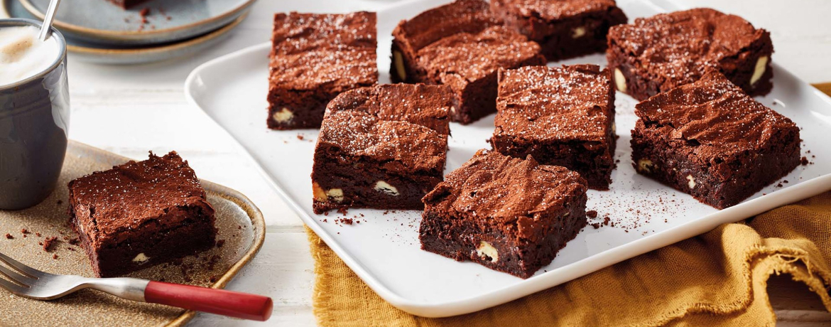 Brownies mit weißer und dunkler Schokolade für 16 Personen von lidl-kochen.de