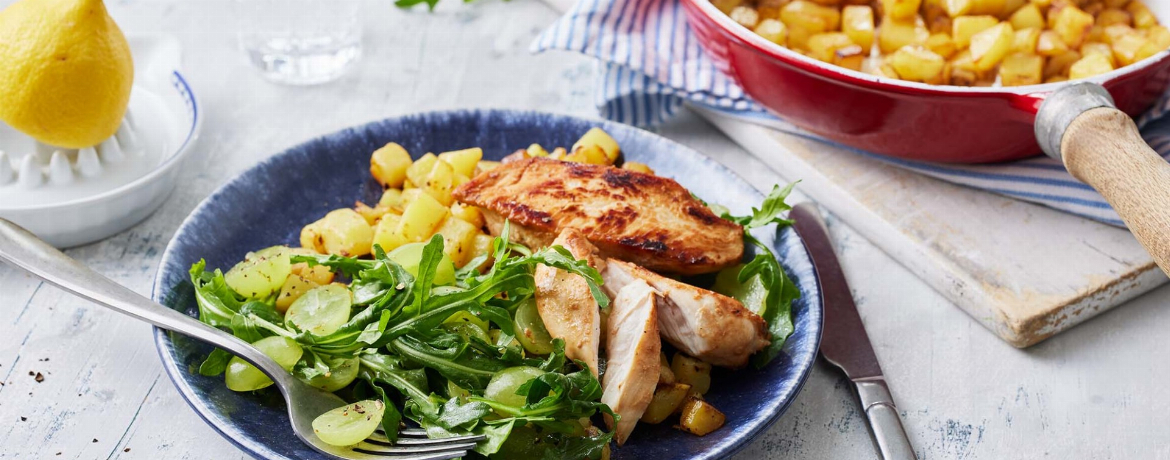 Hähnchenbrust mit Rucola-Salat - Rezept | LIDL Kochen