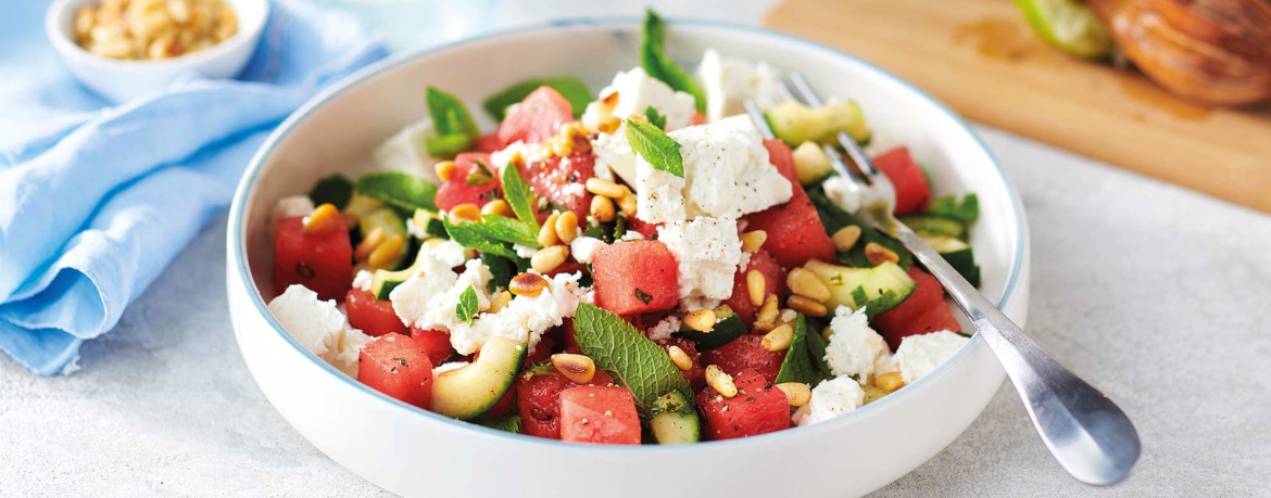 Wassermelone-Feta-Salat und Minze für 4 Personen von lidl-kochen.de