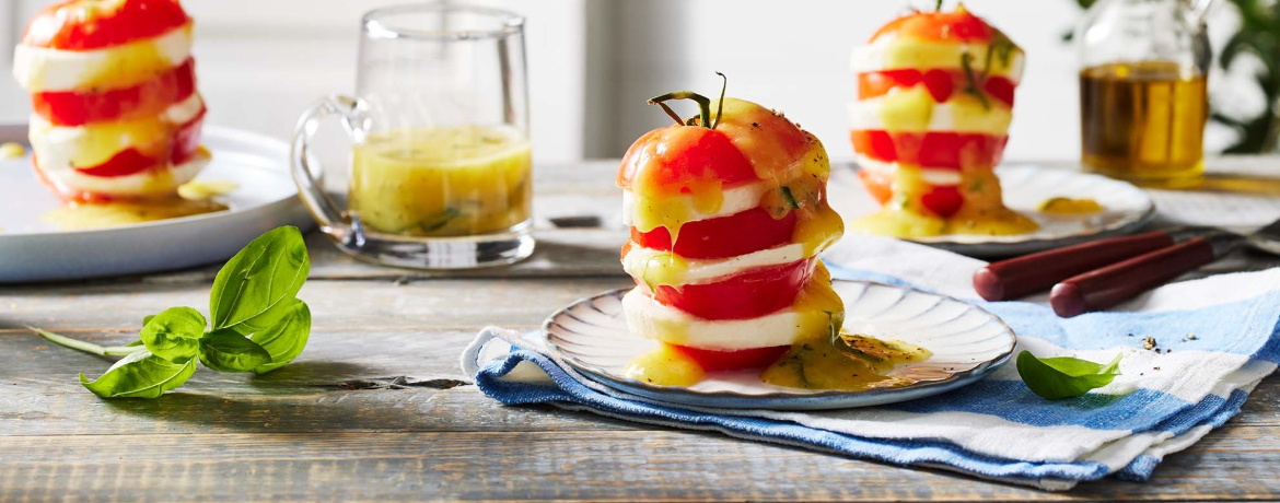 Tomaten-Mozarella-Türmchen für 4 Personen von lidl-kochen.de