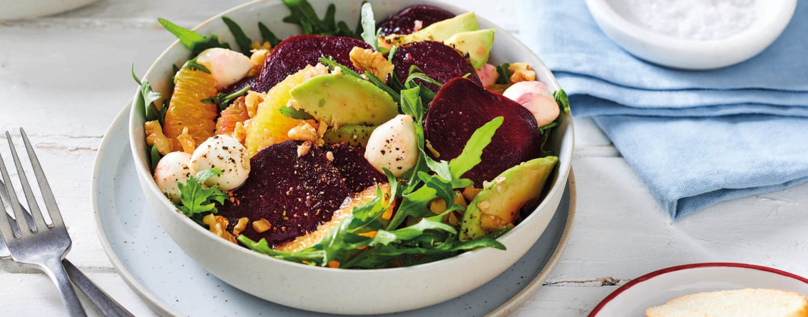 Rote-Bete-Salat mit Orange und Avocado für 4 Personen von lidl-kochen.de