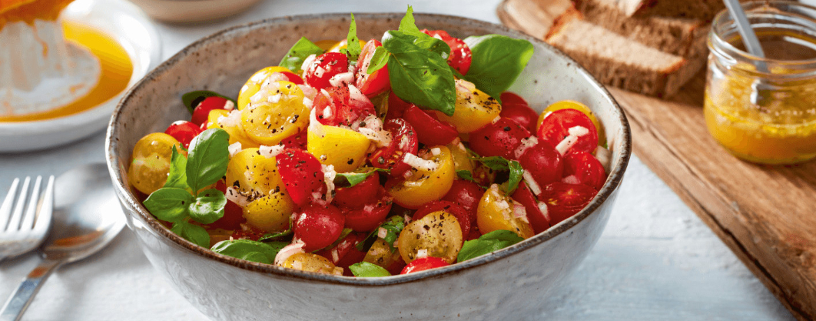 Tomatensalat mit Orangendressing für 4 Personen von lidl-kochen.de