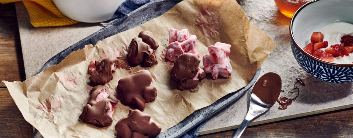 Strawberry Clusters – selbst gemachtes Erdbeer-Eis-Konfekt für 4 Personen von lidl-kochen.de