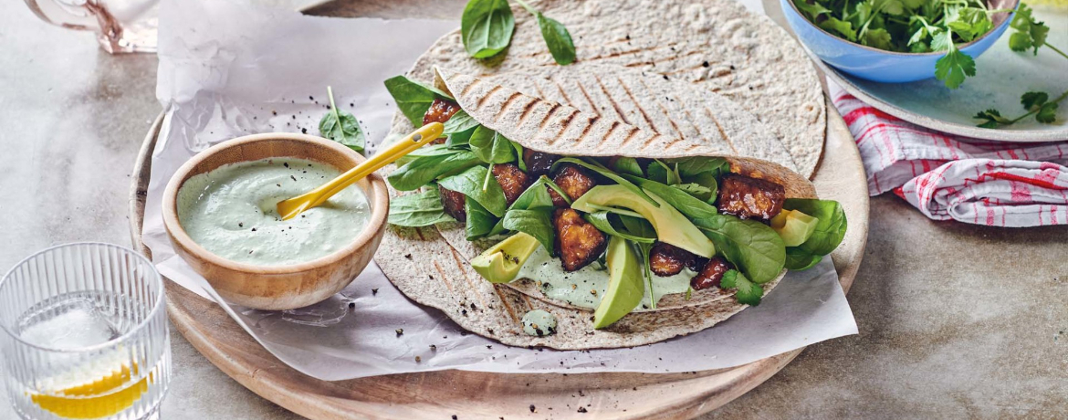 Vegane Wraps mit Tofu - Rezept | LIDL Kochen
