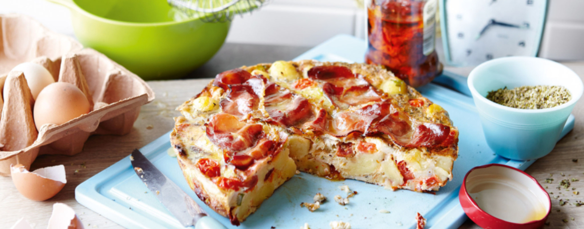 Frittata mit Gnocchi und Speck für 4 Personen von lidl-kochen.de