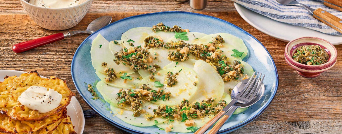 Kartoffelrösti mit Frischkäsedip - Rezept | LIDL Kochen